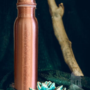 csakra mintás rézkulacs