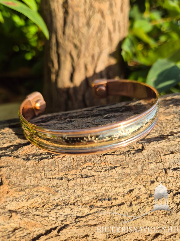 Mágneses rézkarkötő- nap mintával