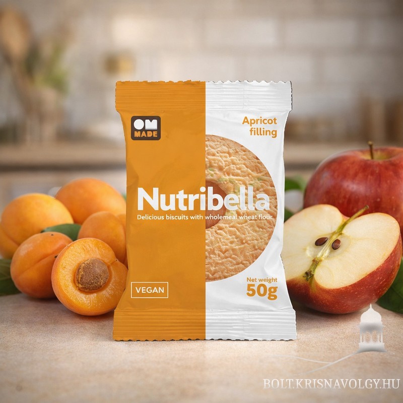 Nutribella töltött keksz: barackos- almás