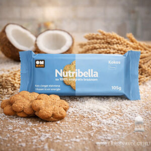 Nutribella - kókuszos teljes kiőrlésű keksz