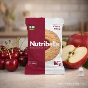 Nutribella töltött keksz- meggyes-almás