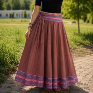 "Kusuma" női pamut szoknya